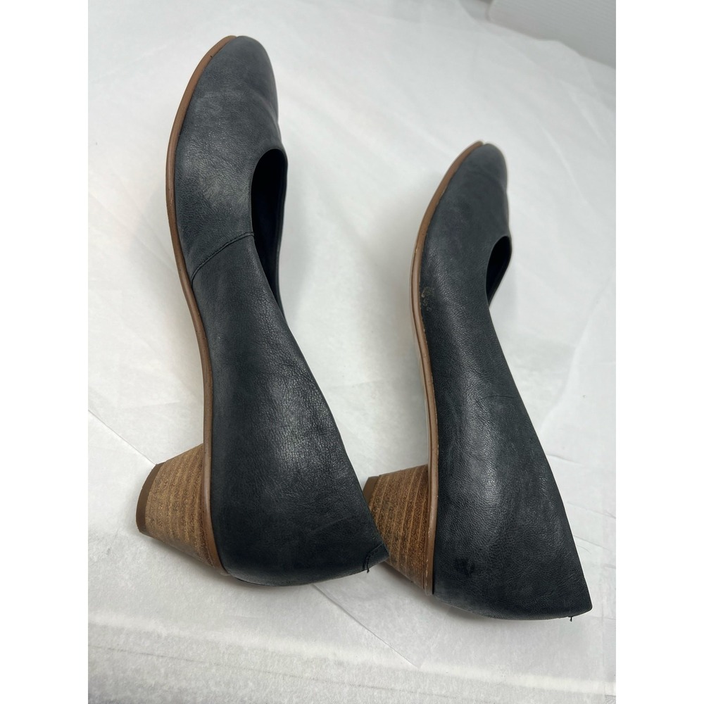 Clarks Mena Bloom‎ Black Leather Low Heel Pumps Women's US 8.5M Cushion - Picture 9 of 9